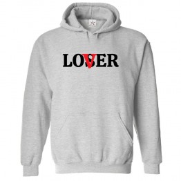 Loser Lover Patch Unisex Classic Kids and Adults Pullover Hoodie									 									 									